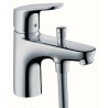 Robinet Chromé Mitigeur Bain / Douche HANSGROHE FOCUS E² avec cartouche 2 vitesses