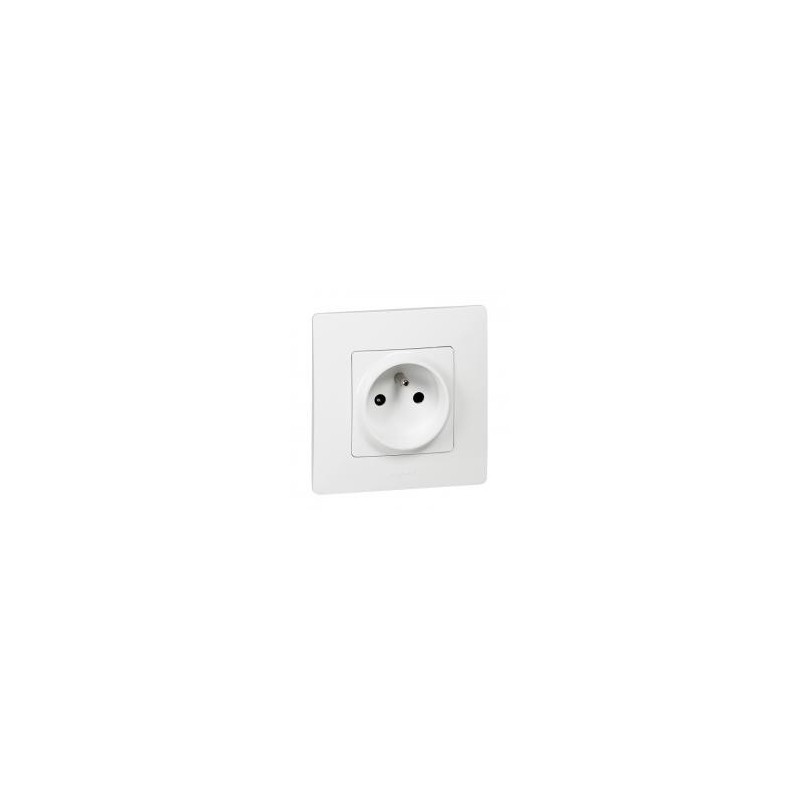 Prise simple Legrand Niloé 2P+T - Appareillage encastré