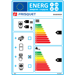 Chaudière murale mixte instantanée HYDROMOTRIX Frisquet Evolution Visio 30kW tirage cheminée