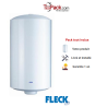 Chauffe-eau électrique 200l Fleck vertical blindé