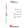 Serrure à mortaiser Vachette Trilock 5900 5 points A2P*** - Entraxe 70 mm - Profil européen