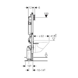 Bâti-support Geberit DUOFIX + UP300