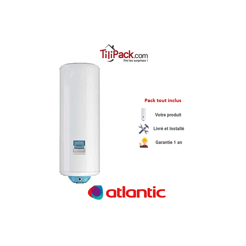 Chauffe-eau électrique Atlantic VIZENGO 200L, vertical stéatite