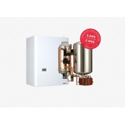 Chaudière murale mixte FRISQUET Hydroconfort 25KW + Ballon 80L intégré - VMC