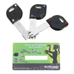 Verrou double entrée Bricard Bloctout