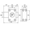 Verrou double entrée Bricard Bloctout