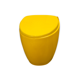 Cuvette WC suspendue Loobow Jaune Piou