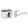 Pack Kitchenette Franke River 1400x600 + Robinet Grohe Eurosmart