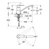 Robinet évier Grohe Eurostyle Cosmopolitan - Mitigeur monocommande