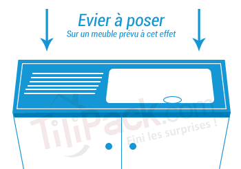 Evier à poser